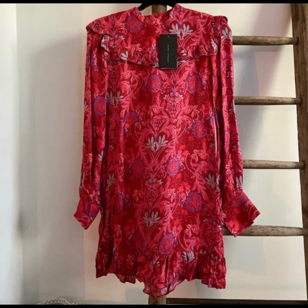 Zara red dress